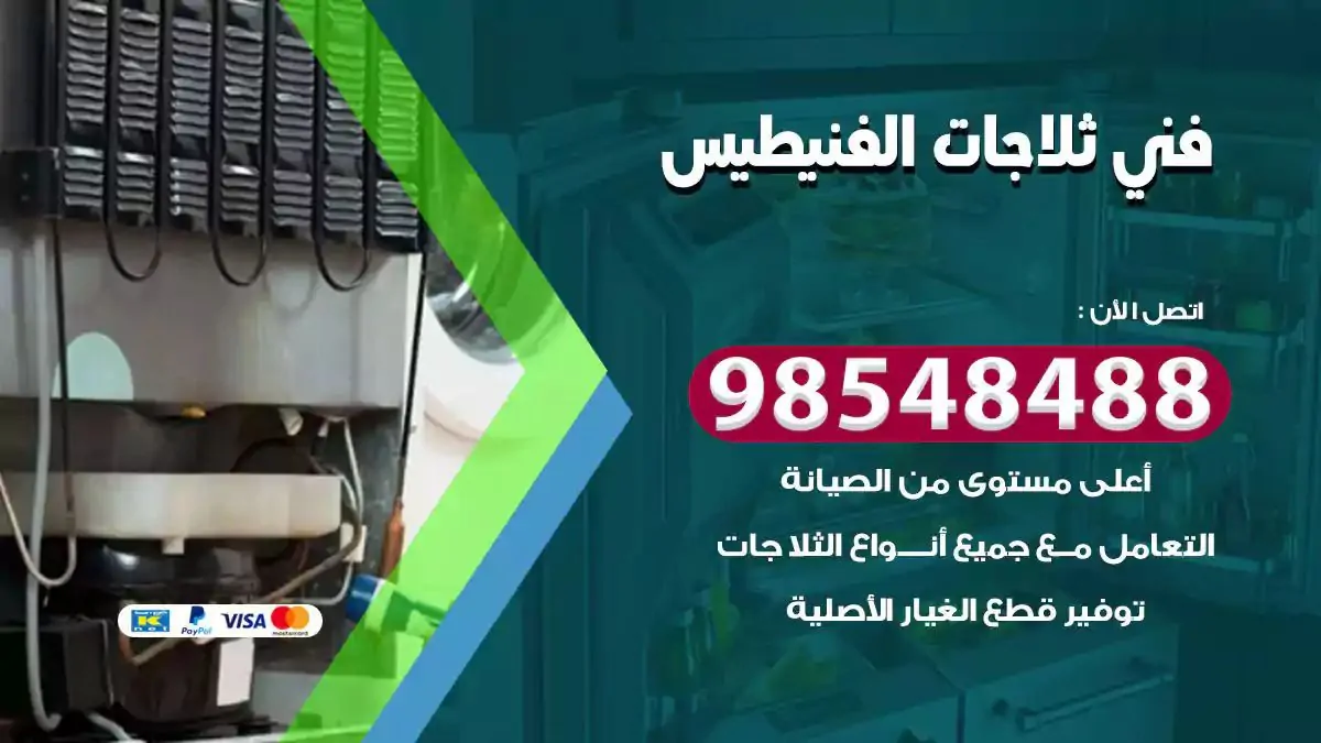 فني تصليح ثلاجة الفنيطيس